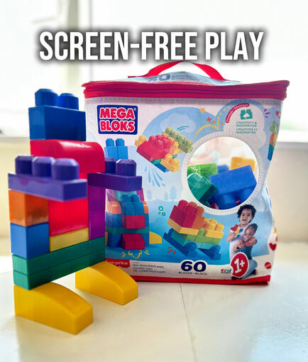 Mega Bloks Big Building Bag | Screen-Free Sensory Play for Toddlers Mega Bloks Big Building Bag | Screen-Free Sensory Play for Toddlers